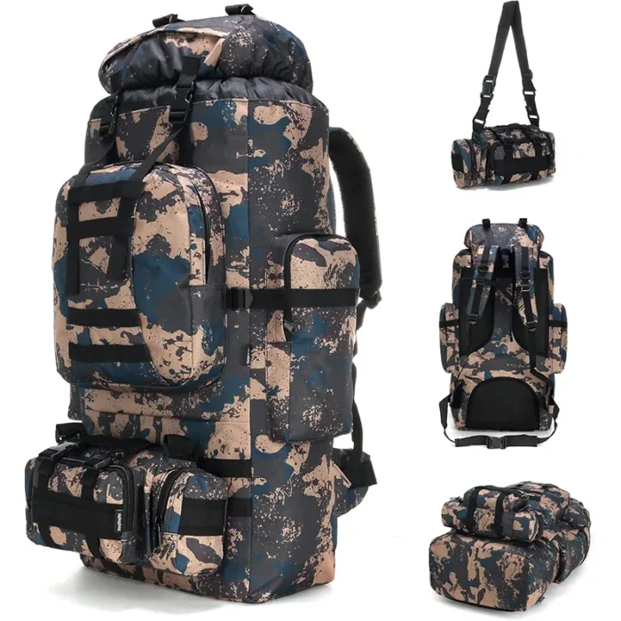 100L Camping Hiking Tactical Backpack - Image 3