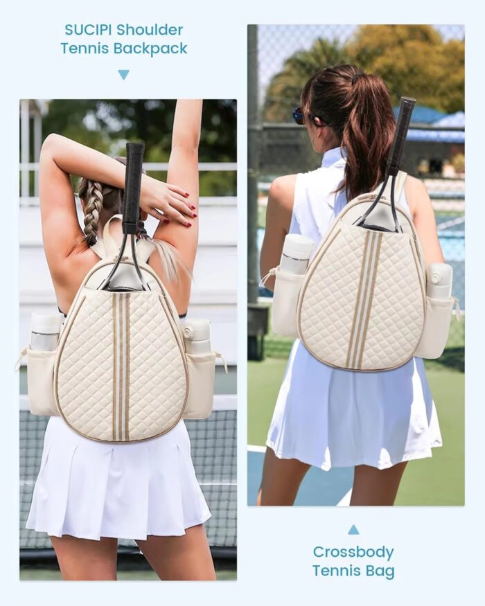 Multi-Function Tennis Racket Bag Badminton Backpack - Image 4