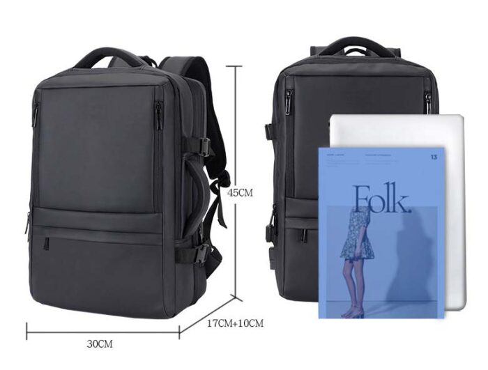 Extensible Business Backpack Laptop Bag - Image 5