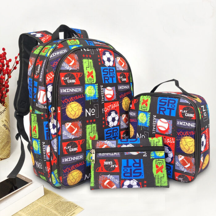 School Backpack Three-Piece Suit - Image 3