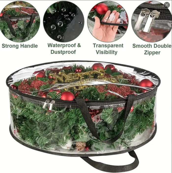 Christmas wreath storage bag - Image 3