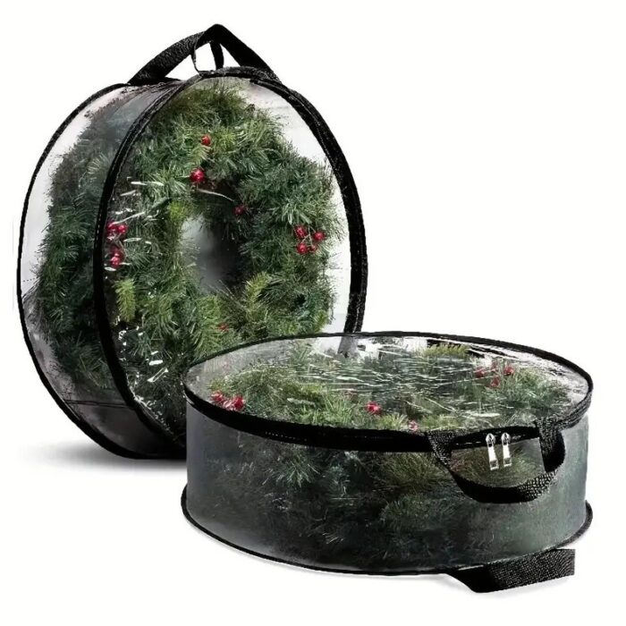 Christmas wreath storage bag