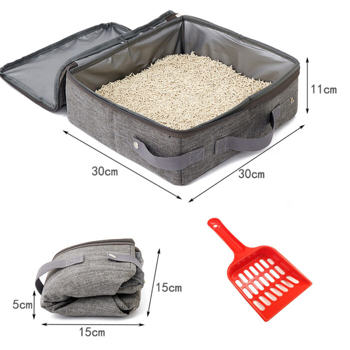 Portable Cat Litter Tray for Outdoor - Image 3