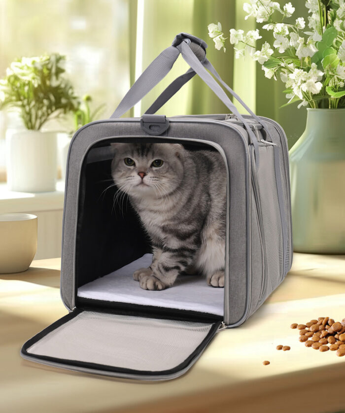 Pet Carrier Bag with Handle and Single-shoulder - Image 4