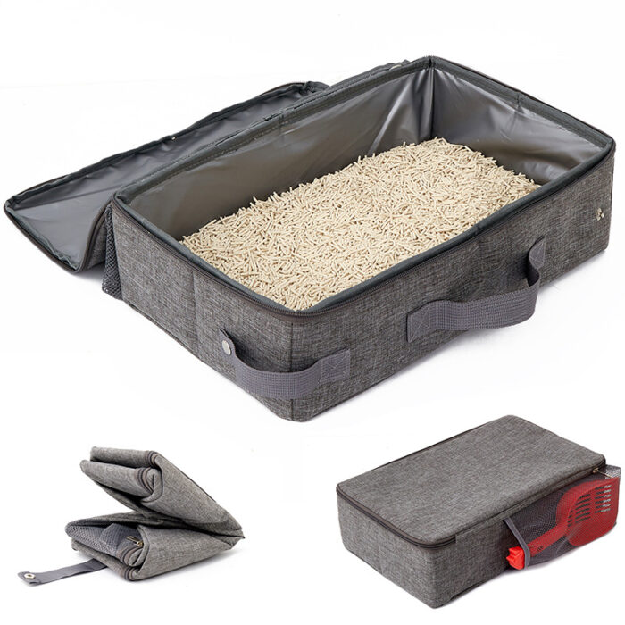 Portable Cat Litter Tray for Outdoor