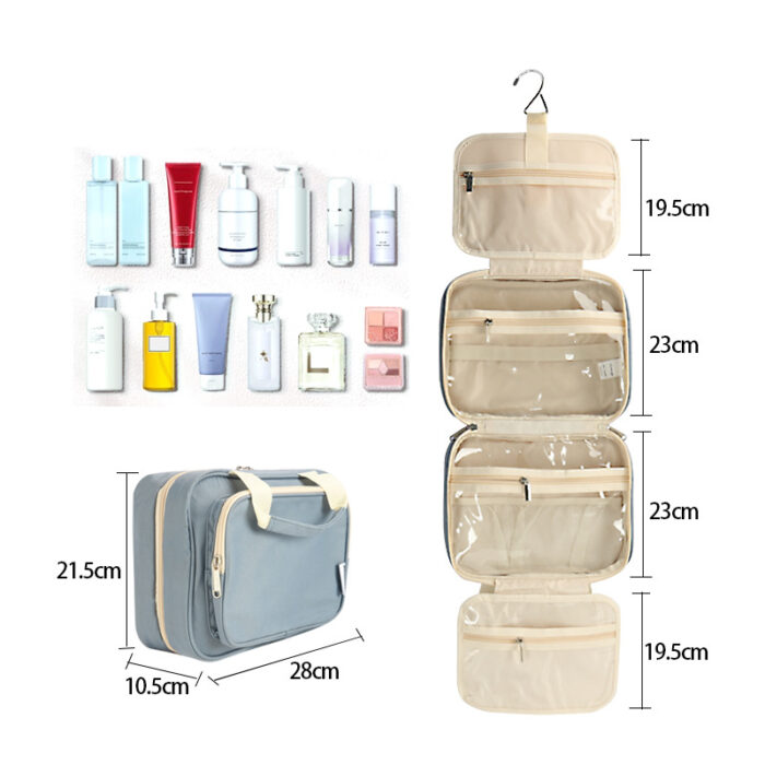 Hanging Four-fold Toiletry Bag - Image 3