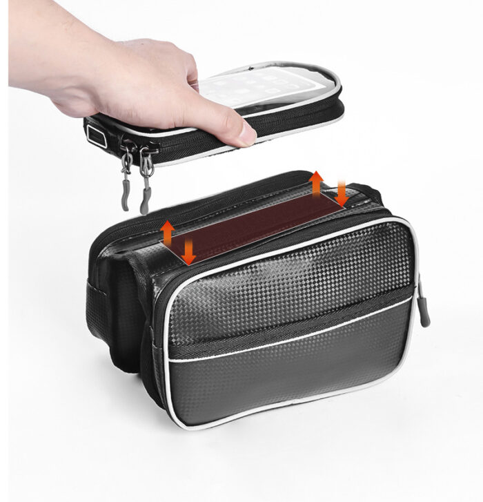 Cycling Bag with Phone Touch Pouch - Image 6