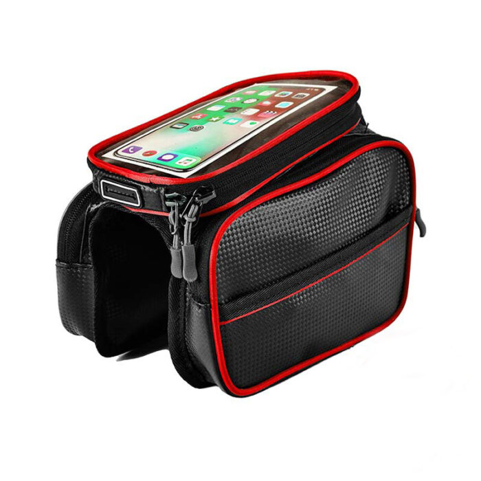 Cycling Bag with Phone Touch Pouch - Image 3